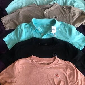 Abercrombie Kids Bundle of tshirts and polo shirts size 13/14